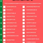 Adjectives that start with D