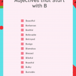 adjectives that start with b