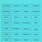 Adjectives that Start with F to describe a person