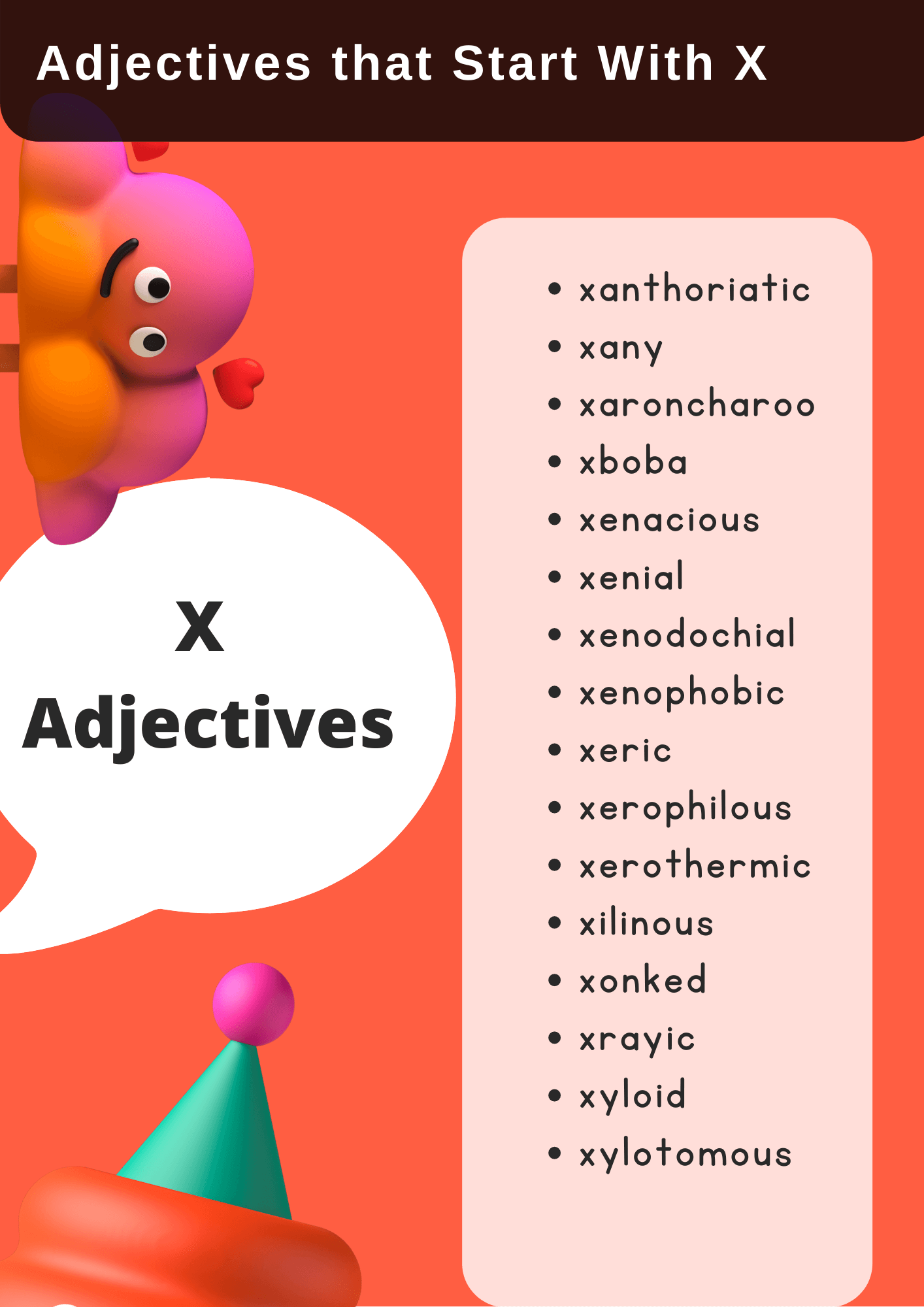 17 Important Adjectives that Start with X [ Adjectives List ] Learn