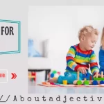 adjectives for toys
