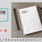 adjectives for goals