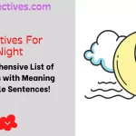 Adjectives for Night