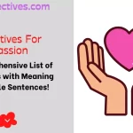 Adjectives for Passion