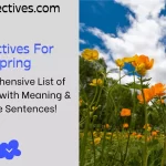 Adjectives for Spring