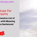 Adjectives for dreams