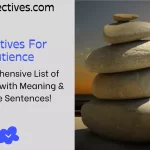 Adjectives for patience