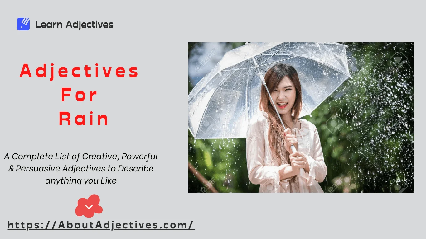 Adjectives For Rain