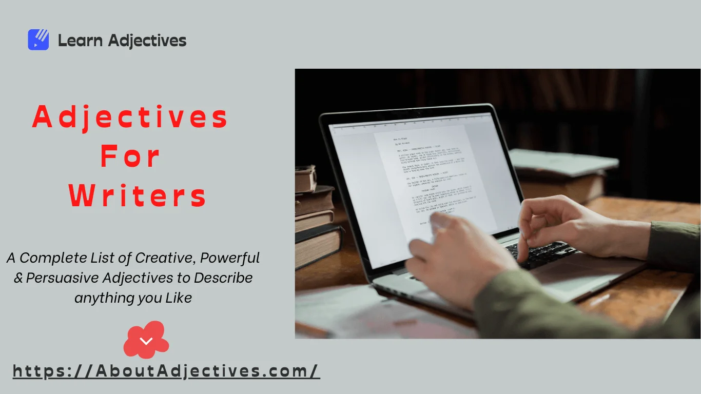 Adjectives For writers