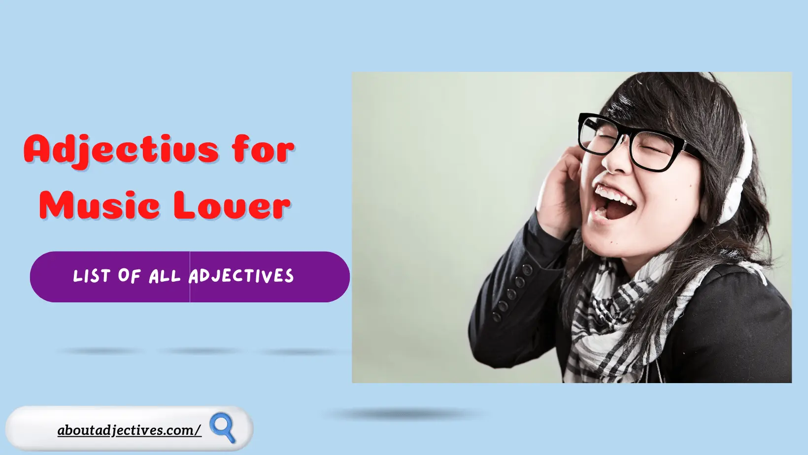 Adjectives for Music Lover