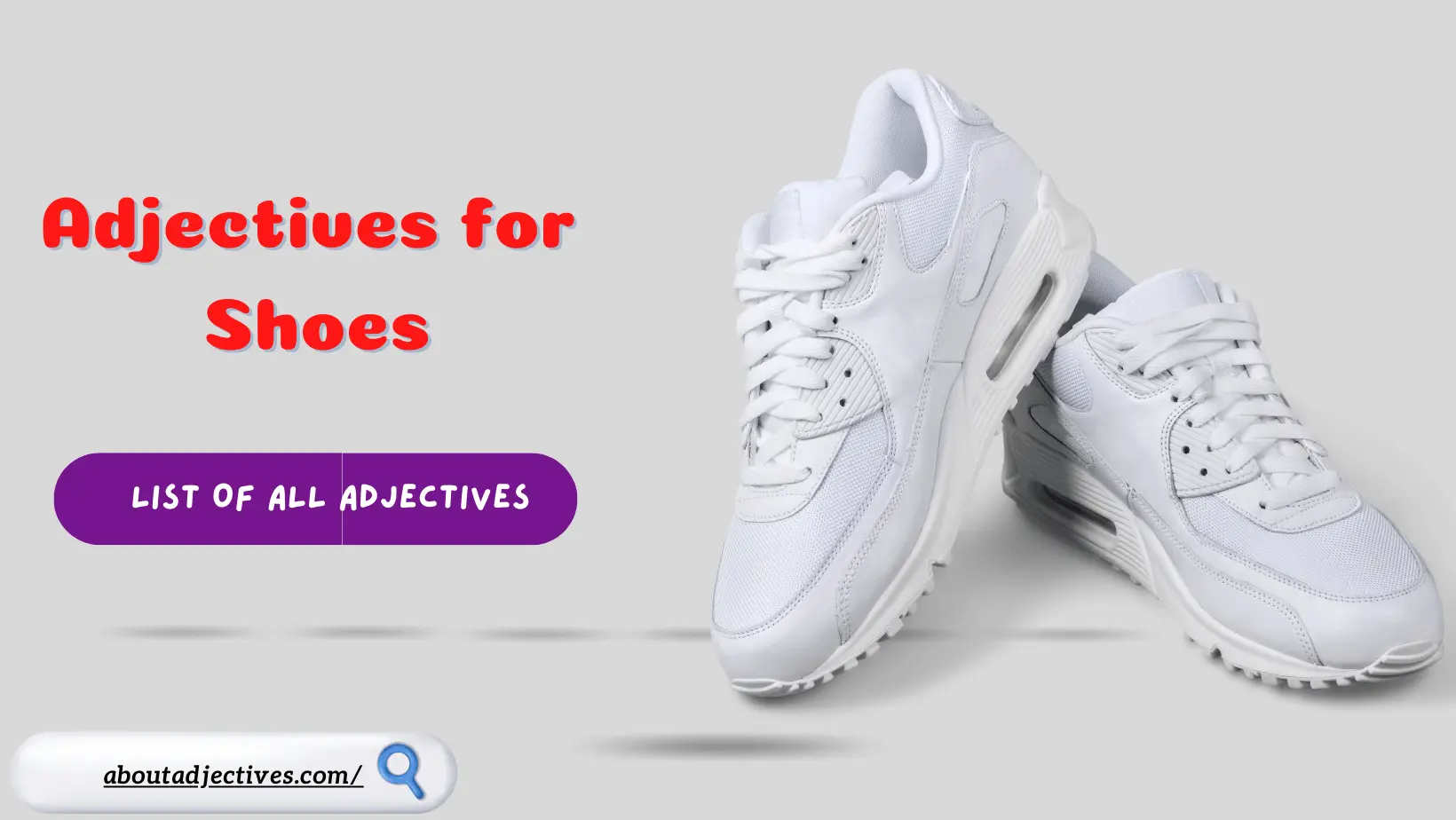 Adjectives for Shoes