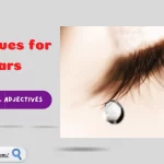 Adjectives for tears