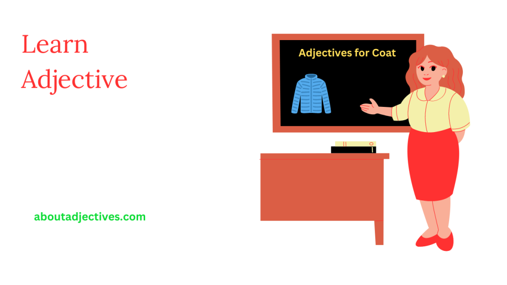 adjectives that describes a coat