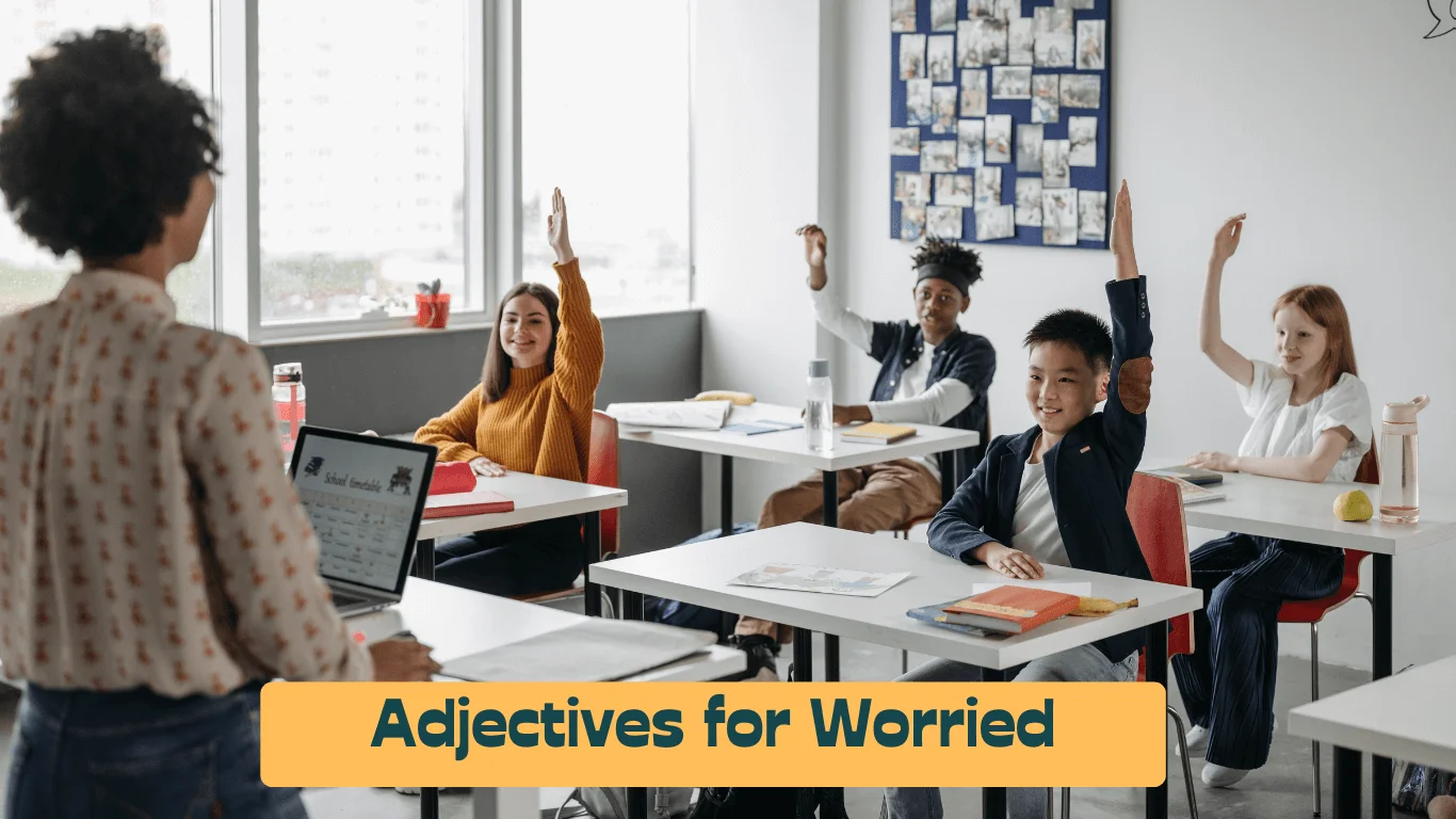 Adjectives for Worried