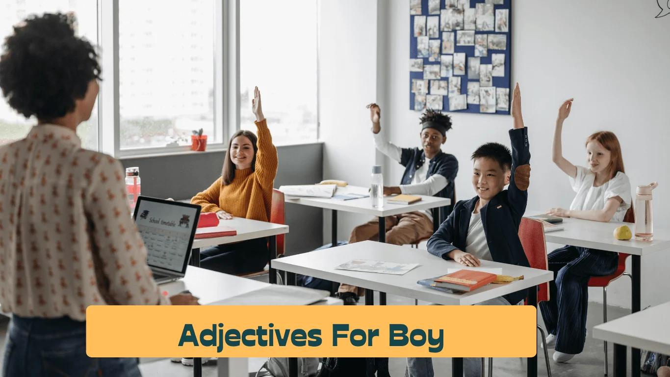 Adjectives for boy