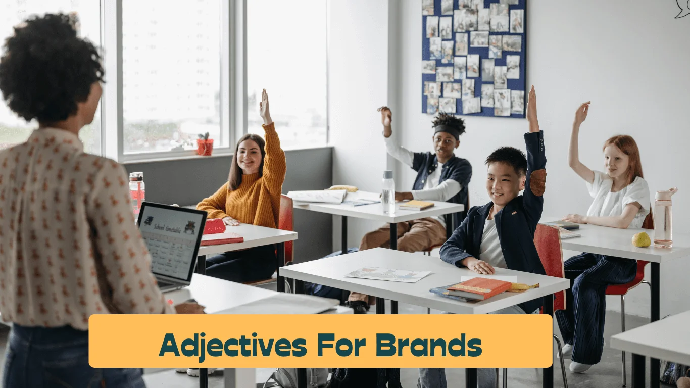 Adjectives for brands