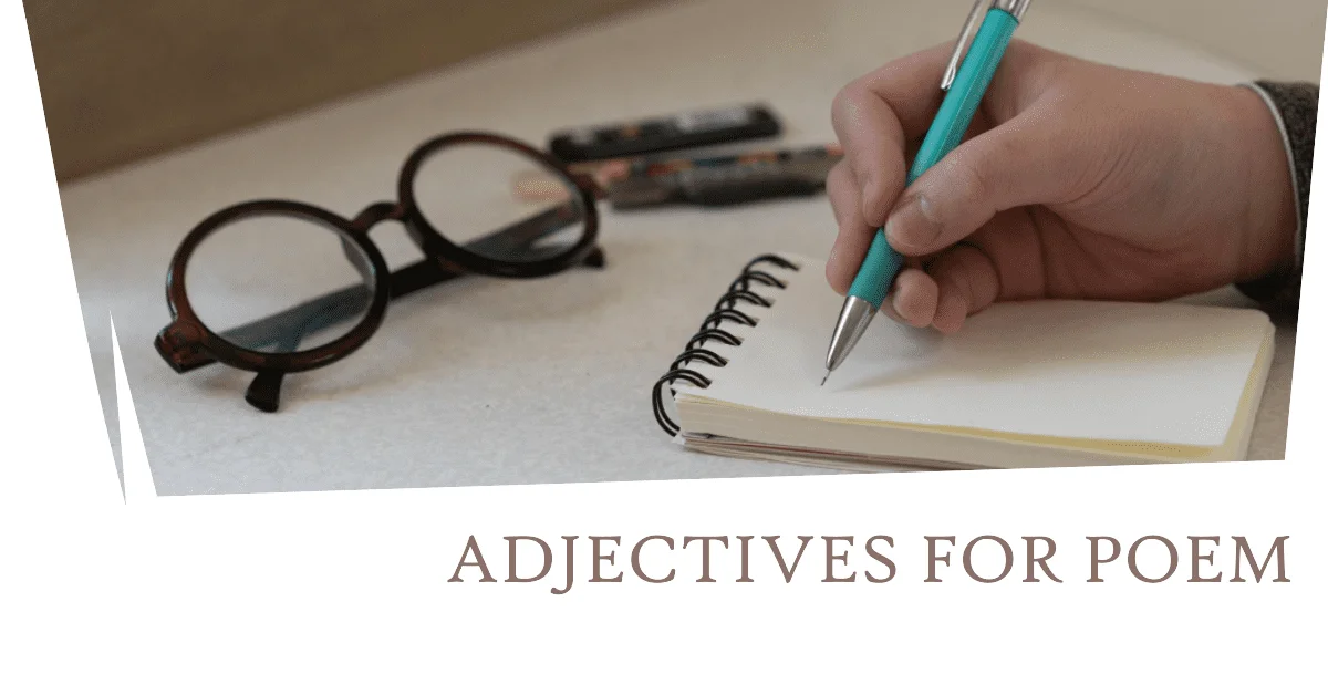 adjectives for poem