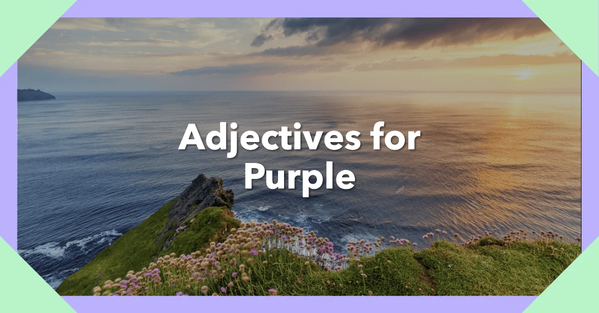adjectives for purple
