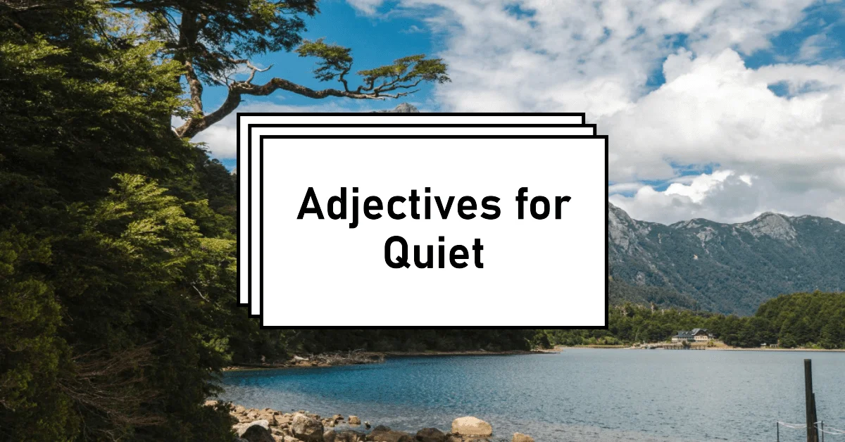 adjectives for quiet