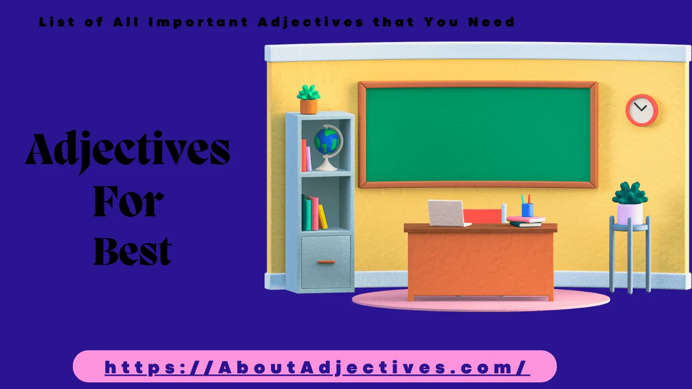 Adjectives For Best