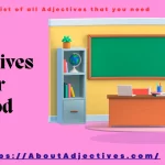 Adjectives For Food