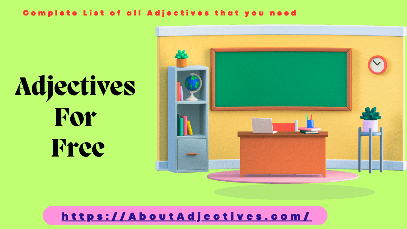 Adjectives For Free