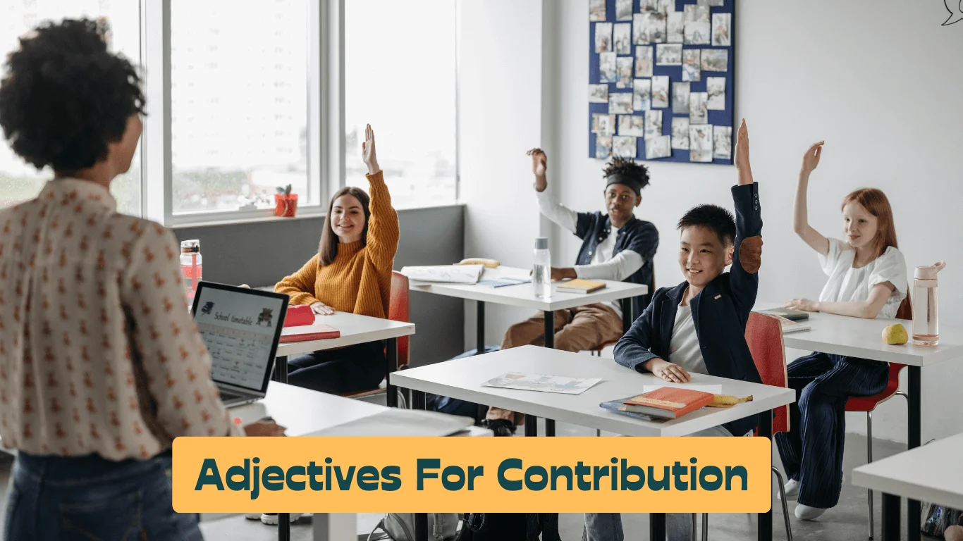 Adjectives for Contribution