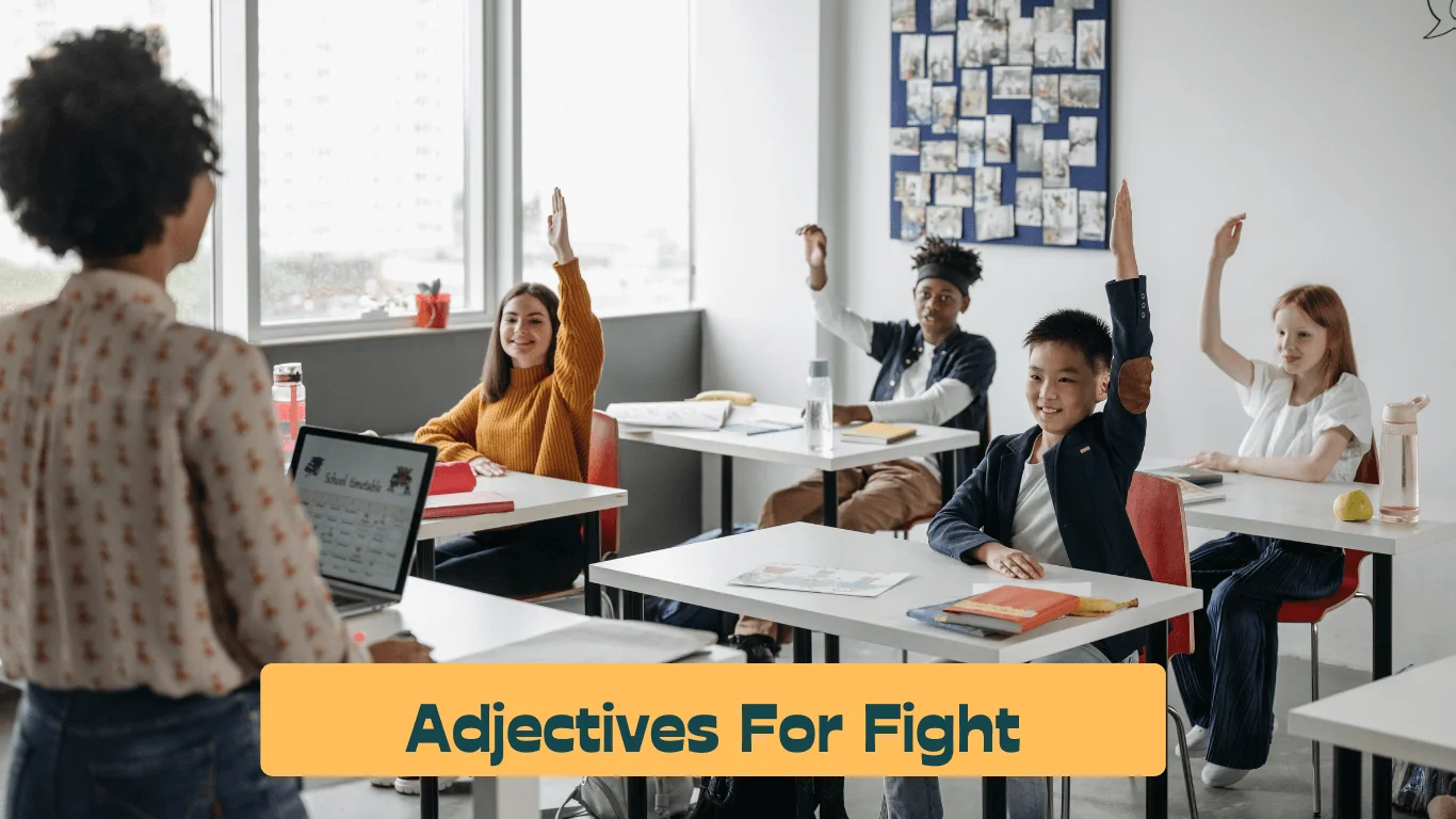 Adjectives for Fight