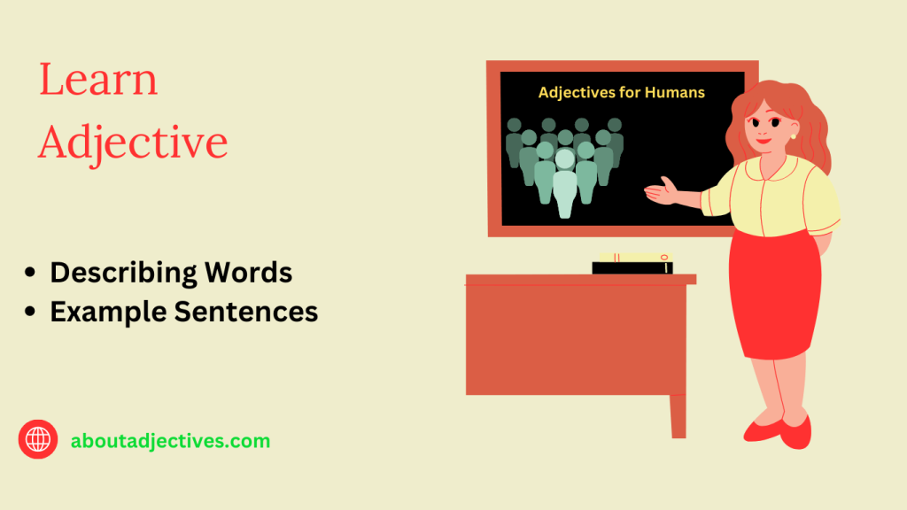 adjectives that describe humans