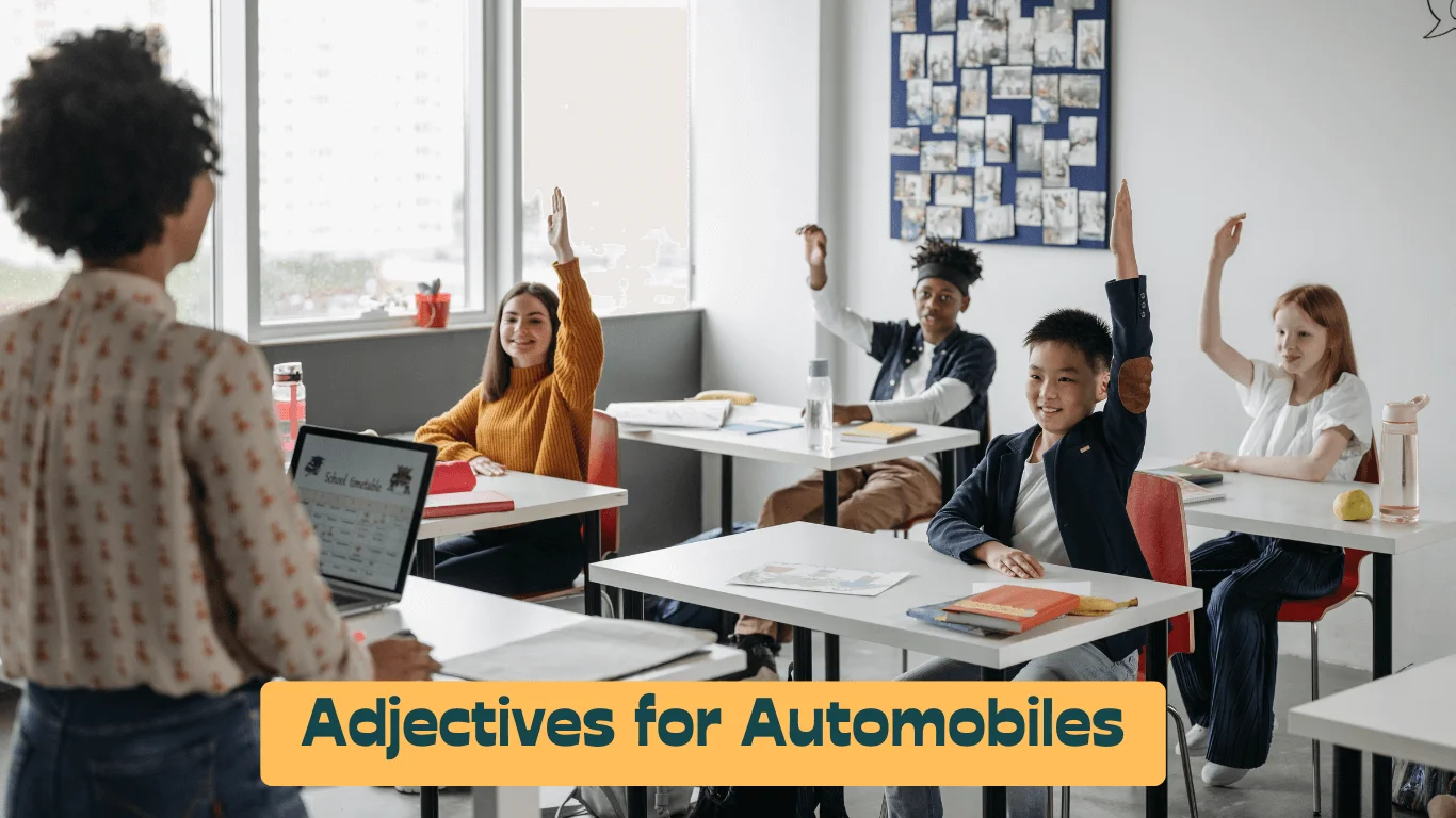 Adjectives for automobiles