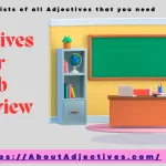 Adjectives For job inerview