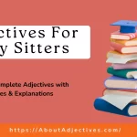 Adjectives for Baby Sitter