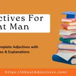Adjectives for Bat man