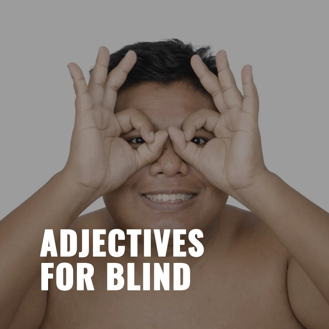 adjectives for blind