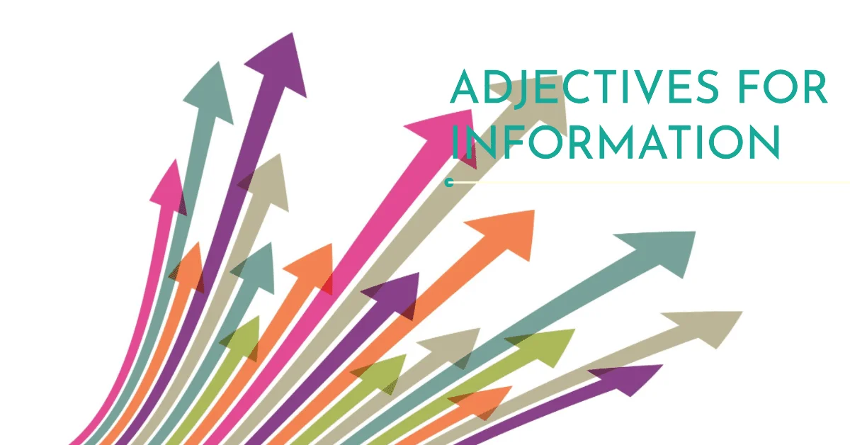 adjectives for information