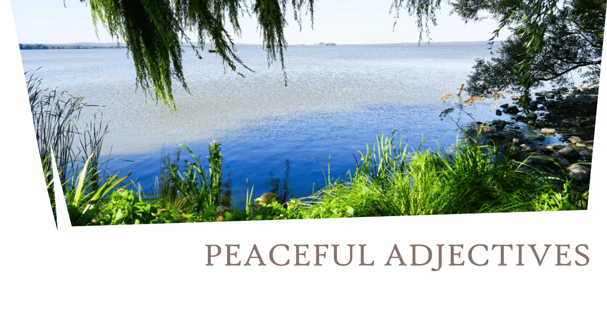 adjectives for peaceful