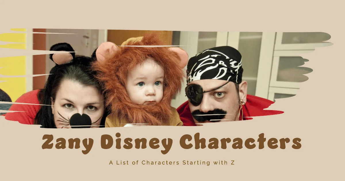 Disney Characters that Start with Z