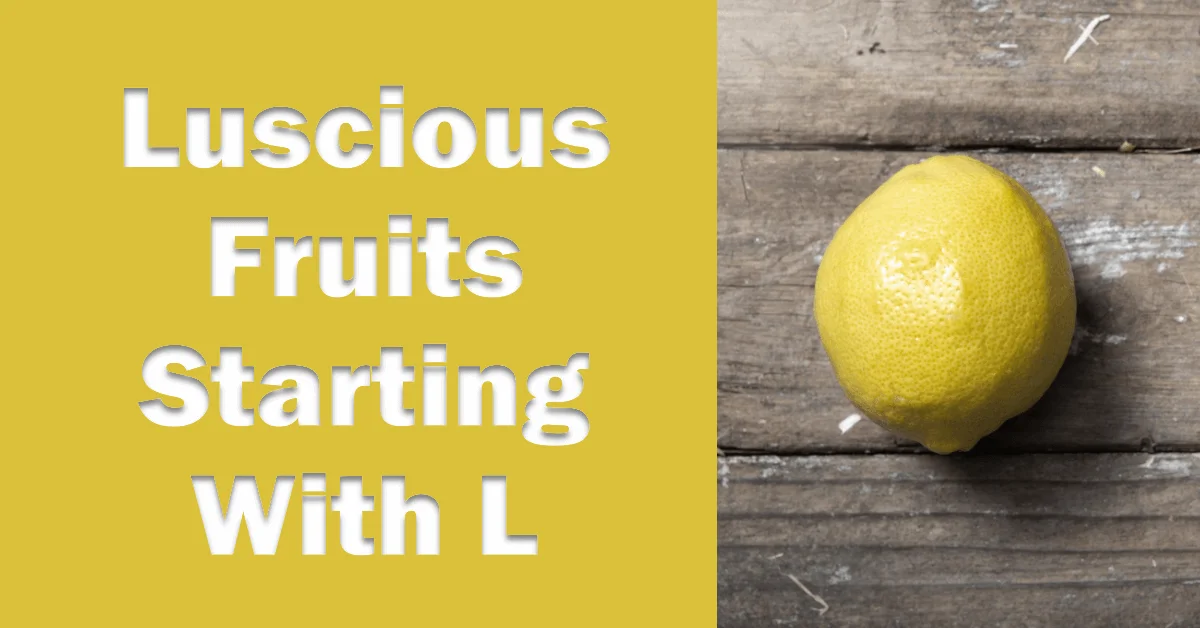 Fruit Names that Start with L
